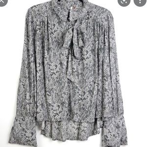 Free people snake skin top